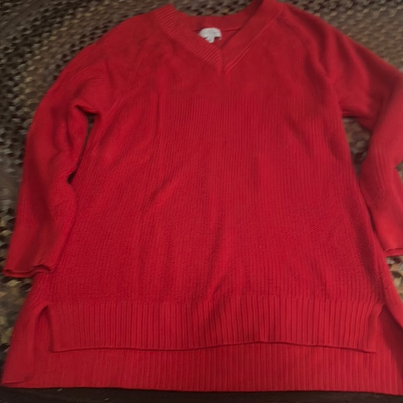 Ladies V-Neck Sweater - Picture 1 of 5